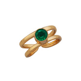 Alchemia Lab Emerald Cuff Ring